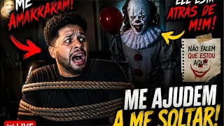 ME AMARRARAM E ME DEIXARAM SOZINHO COM O PALHAÇO 😱🎈
