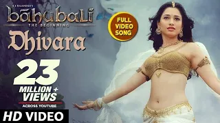 baahubali video songs telugu dhivara video song prabhas anushka tamannaah bahubali video songs