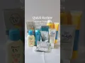Quick Review: Japanese Sunscreen Pt. 1 ☀️😎 #sunscreenreview #biore #sunplay #skinaqua