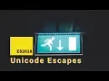 ES2018 RegExp Unicode Escapes