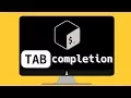 Command-line completion tab completion