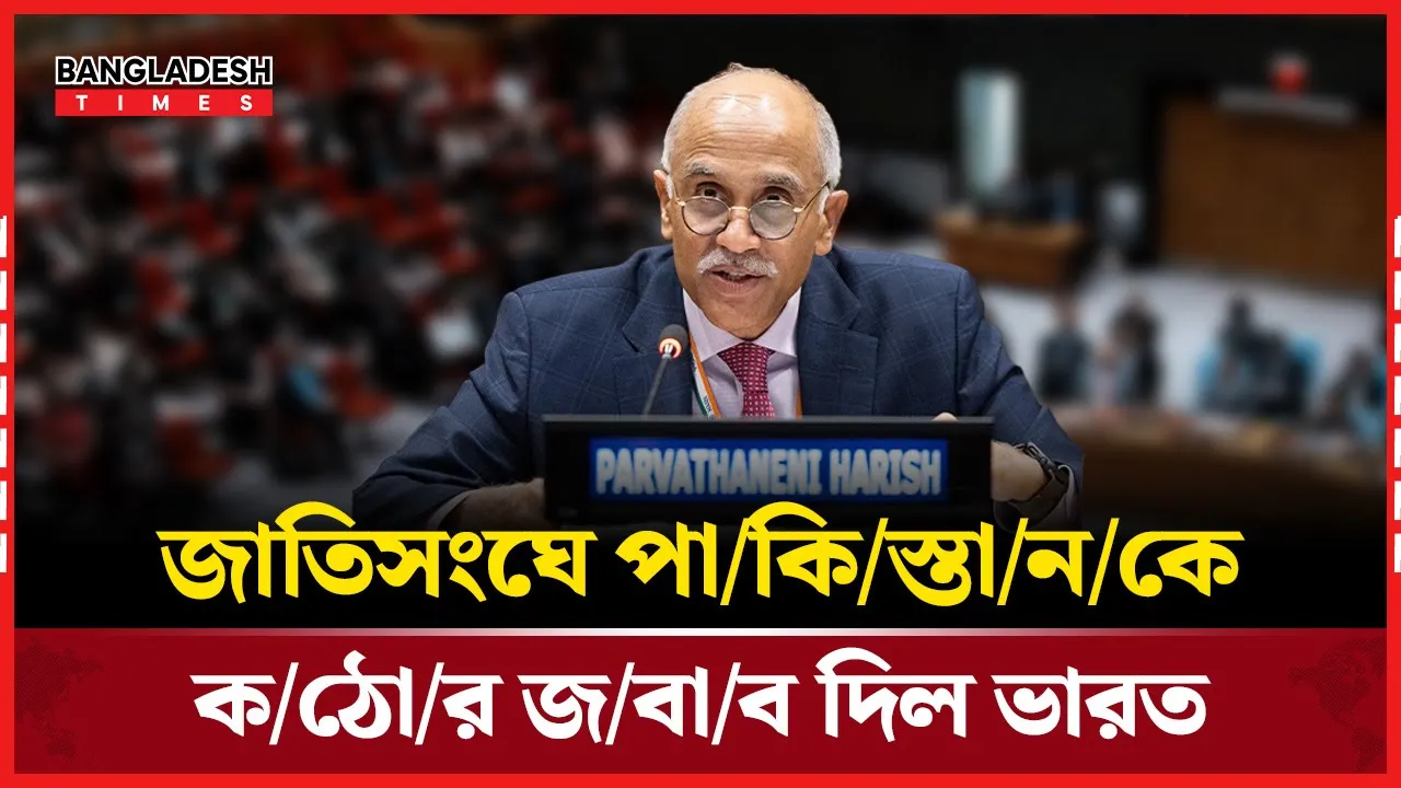 জাতিসংঘে পাকিস্তানকে তুলাধুনা করলো ভারত