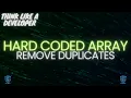 How Apps Remove Duplicate Items in C Copy Distinct Values Only
