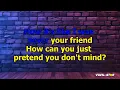 Saga Faye - Who Are You (Karaoke Studio Version) with Lyrics On Screen