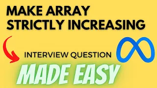 Make Array Strictly Increasing - Leetcode 1187