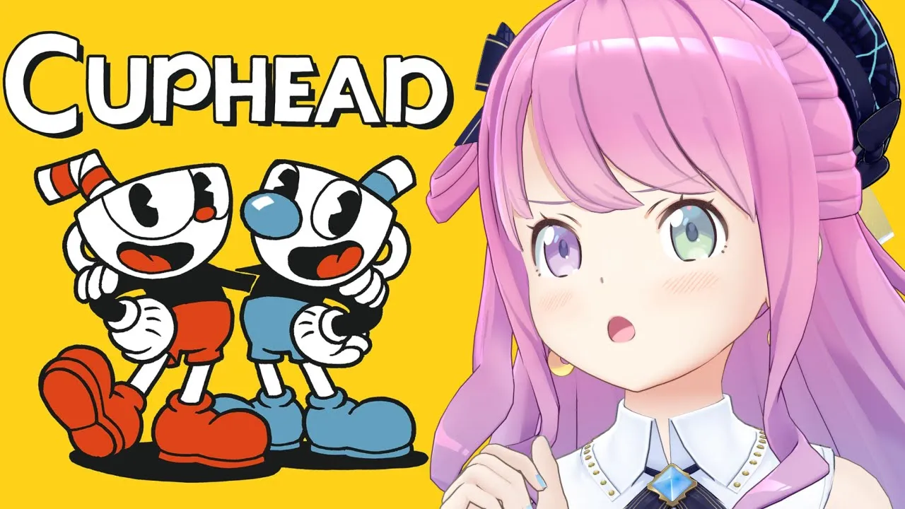【 Cuphead 】初見プレイで高難易度ゲームカップヘッドに挑戦してみるのら！！！【姫森ルーナ/ホロライブ】