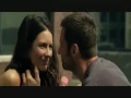 Hugh jackman and Evangeline Lilly kissing kate austen and wolverine