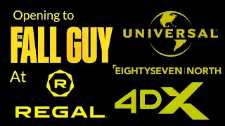 Opening To Fall Guy 2024 Regal 4DX Cinema