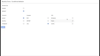 Angular conditional form validation