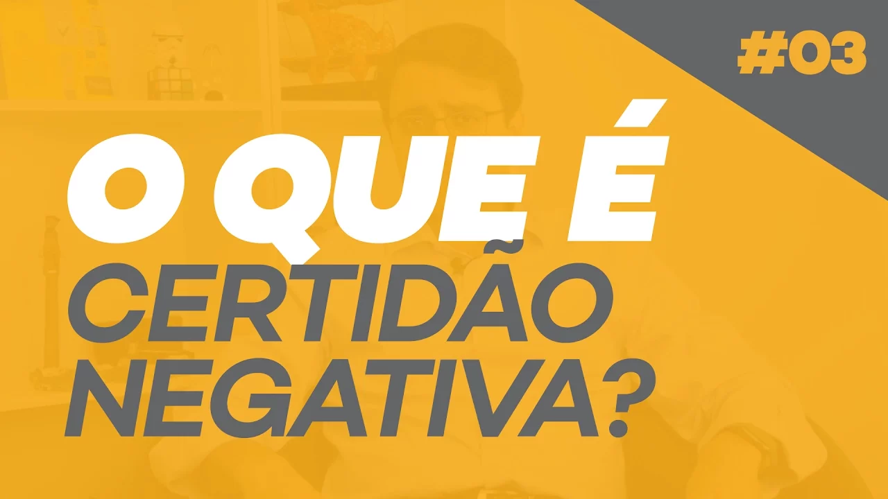 Aprenda neste vídeo como emitir a Certidão (gratuita) de Débitos relativos a Créditos Tributários Fe. 