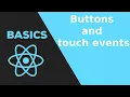 13 Buttons and touch events Button Styling react native tutorial 2020
