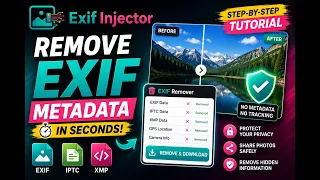 How to Remove EXIF Metadata from Photos in Seconds Free EXIF Remover