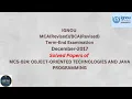 Ace your IGNOU Exams December 2017 MCS-024 Java Solved Paper get good marks with ease