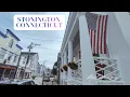 Charming New England Coastal Village Relaxing 4K Walking Tour of Stonington Borough CT
