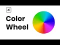 How to design an angular gradient in 3 min in Adobe Illustrator Color wheel design tutorial