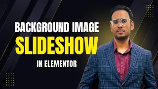 how to add background image slideshow or slider in elementor wordpress