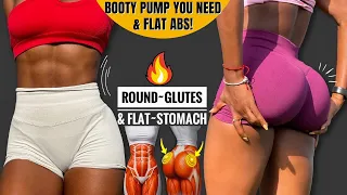 2 IN 1- 2 Week ROUND BOOTY + FLAT ABS | 20 Min Butt Lift & Flat Stomach Workout