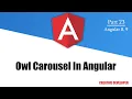 Owl carousel in Angular Angular Owl Carousel Owl Carousel Angular Angular Tutorial