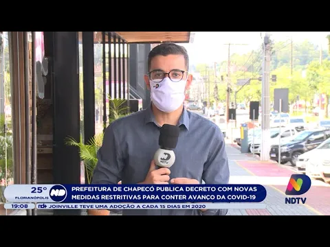 Prefeitura de Chapecó anuncia novas medidas para conter avanço da Covid-19
