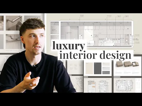Wie ich eine Präsentation für ein luxuriöses Innenarchitekturprojekt erstellt habe (Rayon-Vorlage)