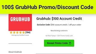 GrubHub Promo Code 2023 How to Use Promo Code in GrubHub App