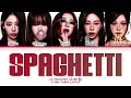 LE SSERAFIM SPAGHETTI (Member ver.) (Clean ver.) Lyrics (Color Coded Lyrics)