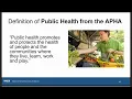 From Problem To Prevention Evidence-Based Public Health
