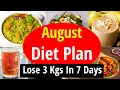 Download Lagu August Weight Loss Diet Plan - Lose 3 Kgs In 7 Days | Full Day Indian Diet Plan For Weight Loss