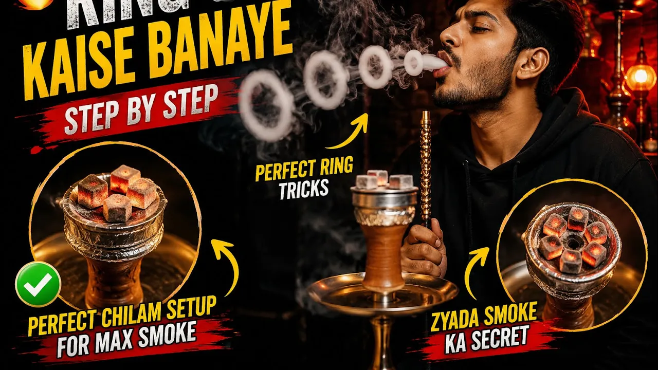 Perfect Smoke Rings & Chilam Setup | Hookah Tutorial #hookha #setup
