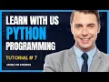 Python Programming Tutorial 7 More on Strings