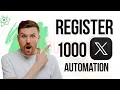 How to Create 1000 Twitter X Accounts Fast with Automation Tools