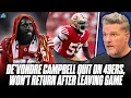 De Vondre Campbell Quits Walks Off Field Didn t Want To Play In Middle Of Game vs Rams