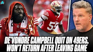De Vondre Campbell Quits Walks Off Field Didn t Want To Play In Middle Of Game vs Rams