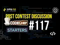 Codechef Starters 117 Discussion A B C D E div 2