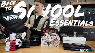BACK TO SCHOOL ESSENTIALS at kickpush com au