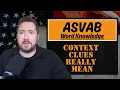 ASVAB Word Knowledge What Context Clues Really Mean