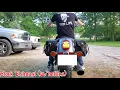 2001 Honda Shadow ACE 750 Stock Exhaust vs No Baffles Comparison