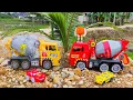 Download Lagu Mencari dan Unboxing Mobil Truk Molen Besar, Excavator Beko, Pemadam, Mobil Balap, McQueen, Traktor.