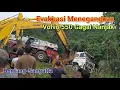 Download Lagu Evakuasi Tersulit Truk Trailer Volvo 550 Muatan Crane Raptor 40 Ton yang Temundur Masuk Jurang