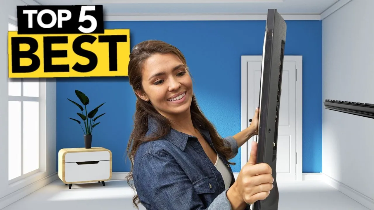 TOP 5 Best No Stud TV Wall Mount [ 2023 Buyer's Guide ]