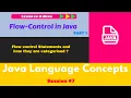 Java Session 7 P1 Flow control Statements Decision making Transfer control
