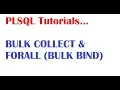 Tutorial BULK COLLECT and BULK BIND in PLSQL