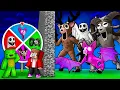 JJ and Mikey: 99 NIGHTS IN THE FOREST ROULETTE BATTLE in Minecraft - Maizen