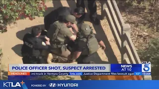 Police Officer Shot Suspected Arrested In Santa Monica 