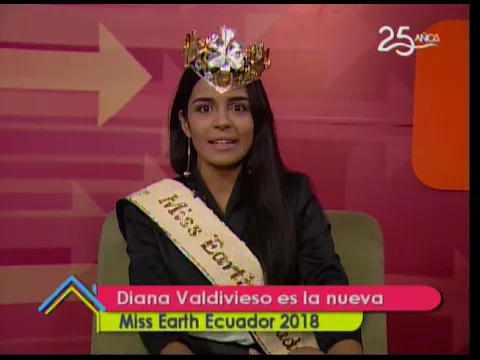 Diana Valdivieso es la nueva Miss Earth Ecuador 2018