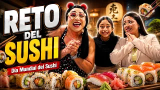🍣 Día Mundial del Sushi: Competencia Extrema de Sushi #sushi #comedia #comidas 