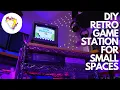 Retro Gaming In Small Spaces How I Built a Moving Retro Gaming Station for Easy Playing