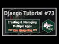 Django Blog Creating Django Apps Properly Managing Them Python Django Tutorials In Hindi