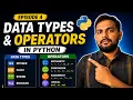 Learn Python Data Types Operators in Telugu Beginner Friendly