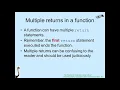 CS111 Python ch5 Function part 3 Dr Raed 10052021